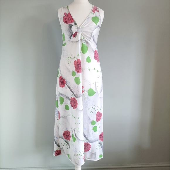 Vintage 80s Nightdress Nightgown Slipdress - Picture 5 of 8